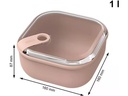 Rotho Lunchbox Ela 1 l, Meadow Rosa