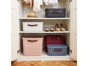 Rotho Aufbewahrungsbox Maloja 20 l, Mistletoe Weiss