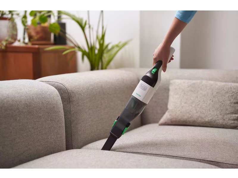 BLACK+DECKER Akku-Handsauger REVHV8C-QW Schwarz/Weiss