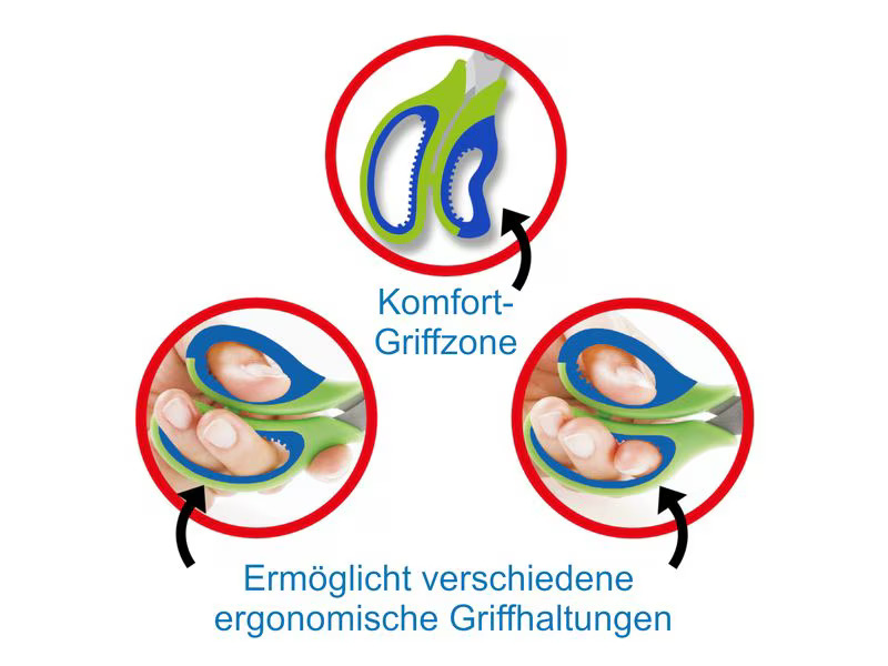 Läufer Kinderschere mit weichem Komfortgriff