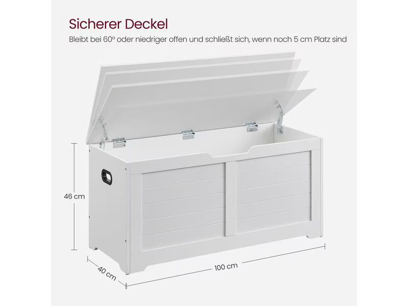 VASAGLE Schminktisch mit Spiegel Weiss