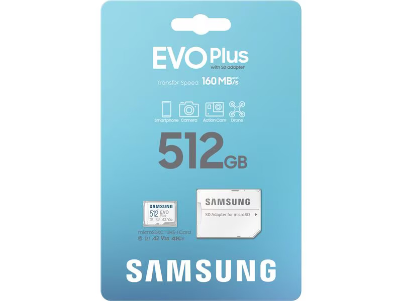 Samsung microSDXC-Karte Evo Plus 512 GB