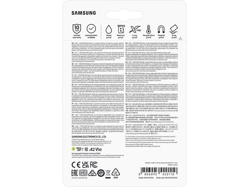 Samsung microSDXC-Karte Evo Plus 512 GB