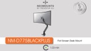 Neomounts by NewStar Tischhalterung NM-D775BLACKPLUS Schwarz