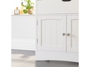 VASAGLE Badezimmerregal 60 x 32.5 x 122 cm, Weiss