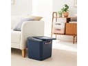 Rotho Aufbewahrungsbox Maloja 40 l, Midnight Blau