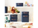 Rotho Aufbewahrungsbox Maloja 40 l, Midnight Blau
