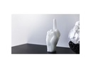 Mandatus Kerze Candle Hand F*ck you, Weiss