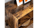 VASAGLE TV-Möbel mit 2 Ablagen 140 x 40 x 50 cm, Braun