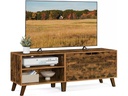 VASAGLE TV-Möbel mit 2 Ablagen 140 x 40 x 50 cm, Braun