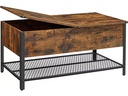 VASAGLE Couchtisch mit klappbarer Platte 100 x 55 x 47 cm