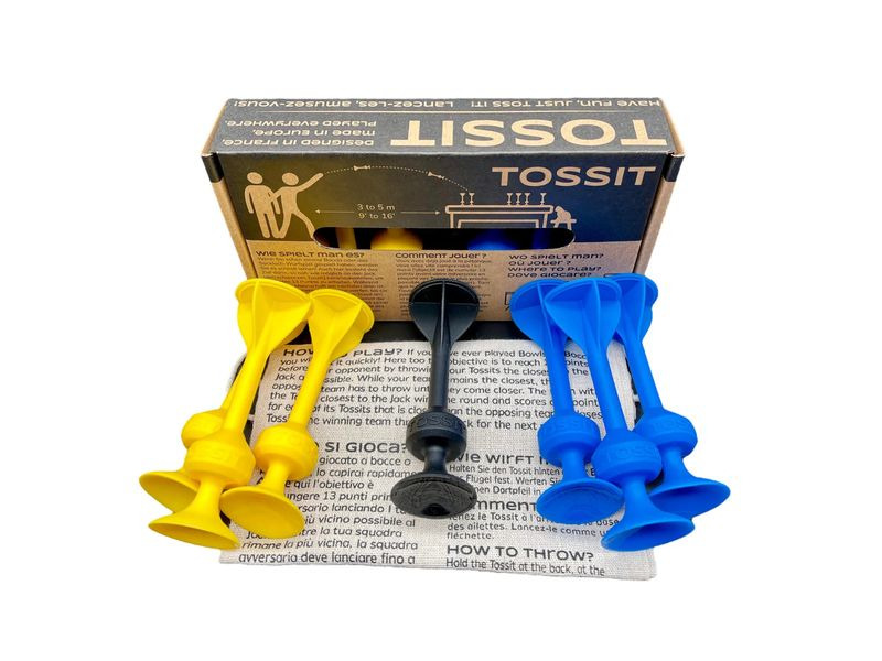 Tossit Saugnapf-Darts Blau / Gelb