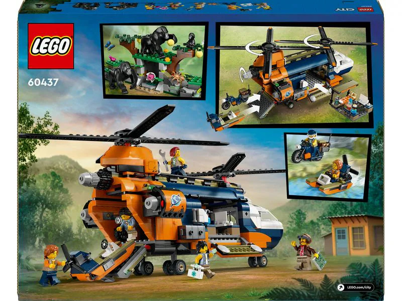 LEGO® City Dschungelforscher-Hubschrauber 60437