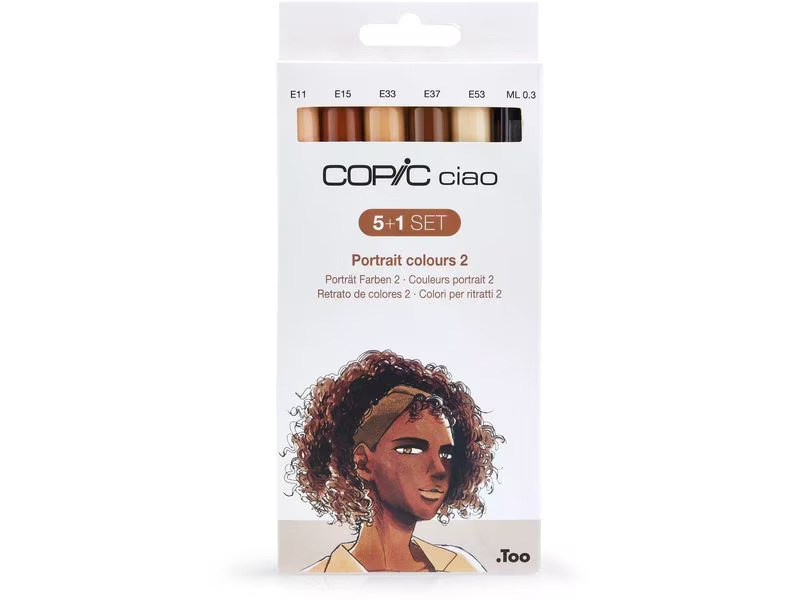 Copic Grafikmarker Ciao 5+1 Set Portrait colours 2