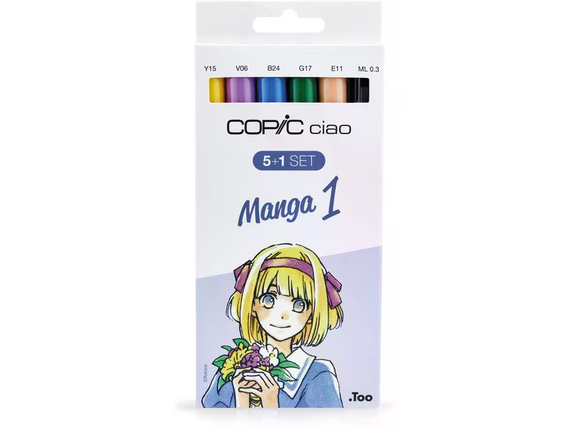 Copic Grafikmarker Ciao 5+1 Set Manga 1