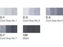 Copic Grafikmarker Ciao 5+1 Set Cool Grey