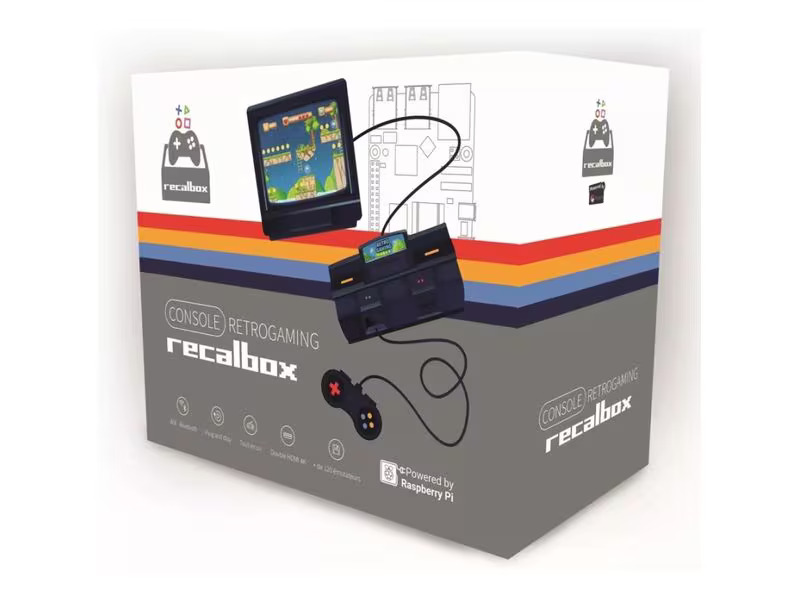 HutoPi Gaming Kit Raspberry Pi 4, 4 GB Retrogaming SNES Set