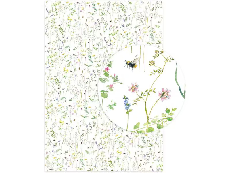 Grätz Geschenkpapier Bienen 68 x 98 cm