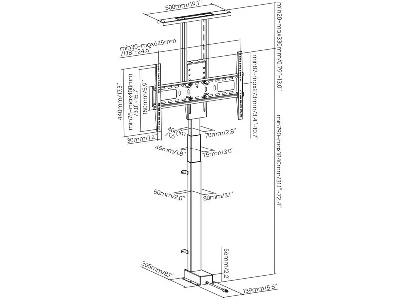 CE TV-Lift My Wall HP 63-2