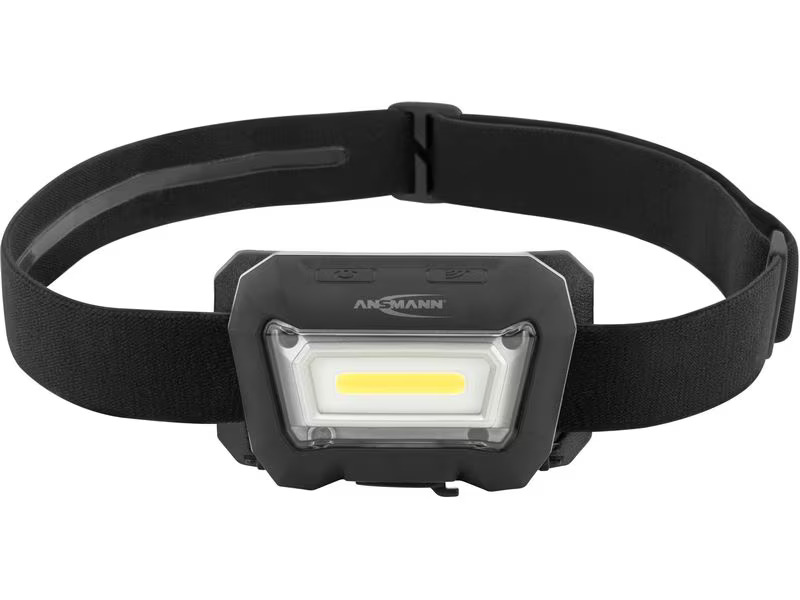 Ansmann Stirnlampe HD280RS 280 lm, Schwarz