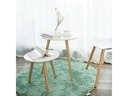 Songmics Beistelltisch 2er Set Weiss/Nature