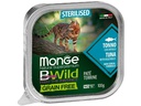 Monge Nassfutter Katze Bwild GF Sterilisiert Thunfisch 32x100g