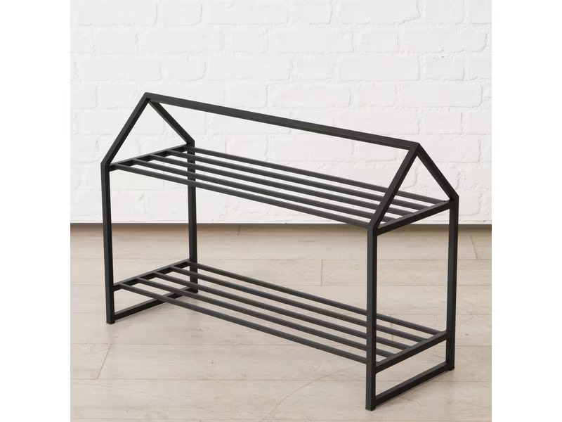 Boltze Regal Plock 75 cm x 50.5 cm, Schwarz