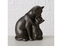 Boltze Aufsteller Minka Katze 6 cm x 13 cm, Braun