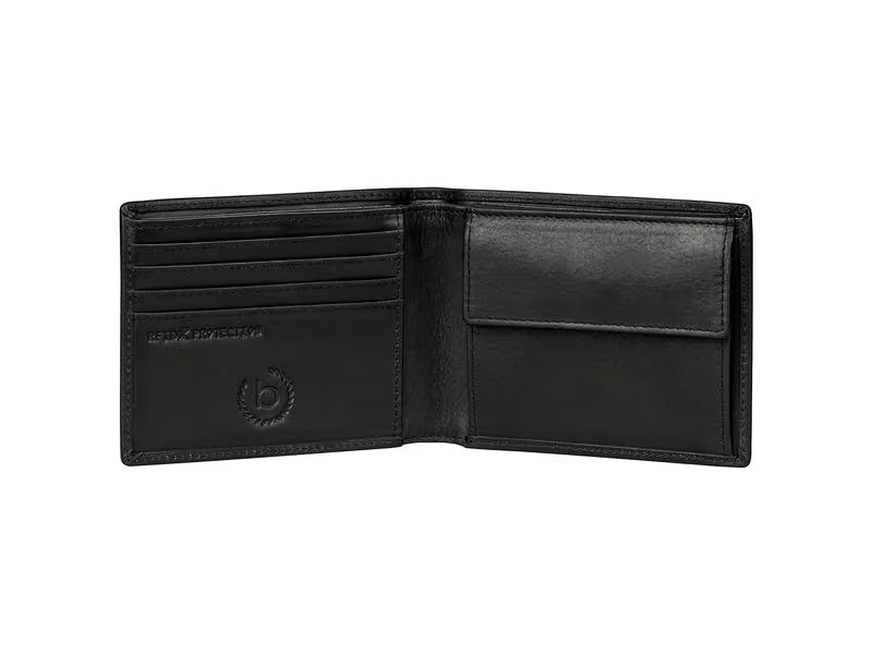 Bugatti Portemonnaie Romano RFID Scheintasche Schwarz
