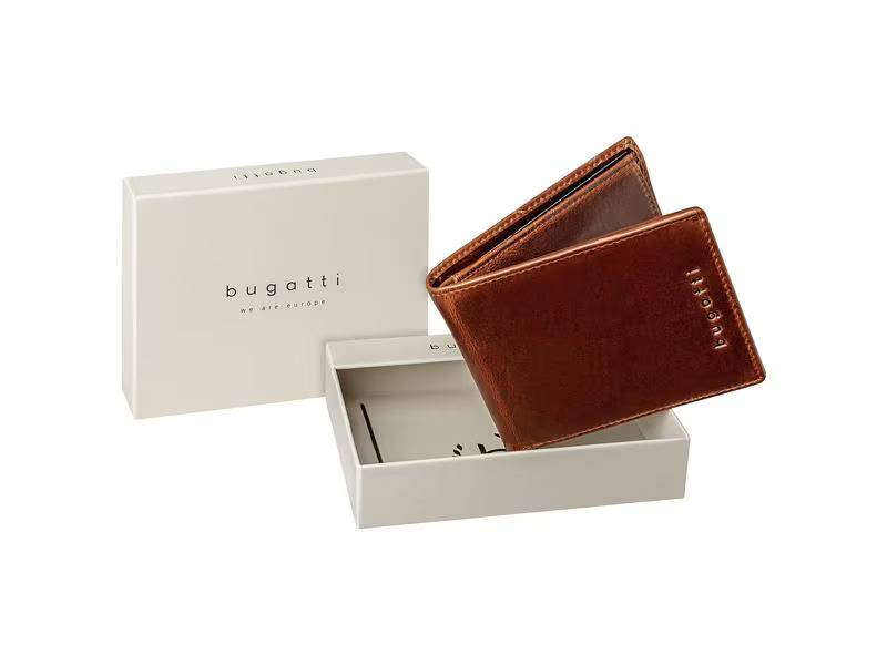 Bugatti Portemonnaie Romano Dunkelbraun