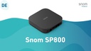 snom SP800 IP-Tischtelefon-Terminal Schwarz