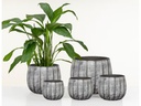 scheurich Blumentopf Runa 13 l, Grau