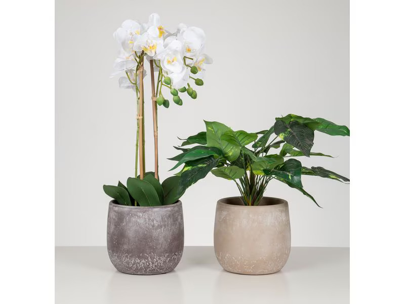 scheurich Blumentopf Dune 6.1 l, Braun
