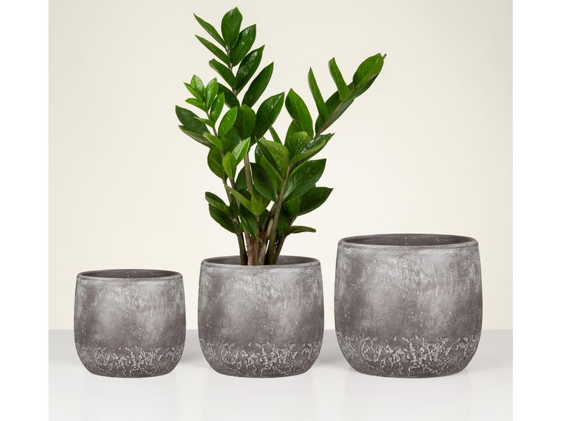scheurich Blumentopf Dune 6.1 l, Braun