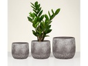 scheurich Blumentopf Dune 6.1 l, Braun