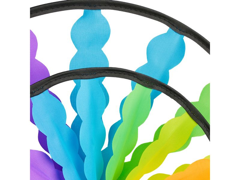 relaxdays Windrad Regenbogen 2er Set 86 cm
