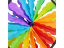 relaxdays Windrad Regenbogen 2er Set 86 cm