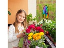 relaxdays Windrad Regenbogen 2er Set 86 cm