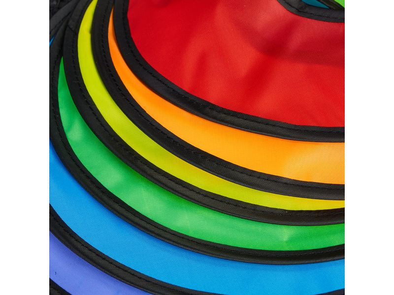 relaxdays Windrad Regenbogen 2er Set 130 cm