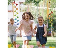 relaxdays Windrad Regenbogen 2er Set 130 cm