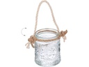 relaxdays Windlicht Summer Vintage 7 cm, Glas, 12 Stück