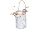 relaxdays Windlicht Summer Vintage 10.5 cm, Glas