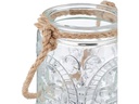 relaxdays Windlicht Summer Vintage 10.5 cm, Glas