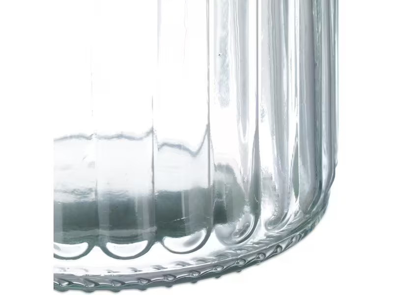 relaxdays Windlicht 9.5 cm, Glas, 12 Stück