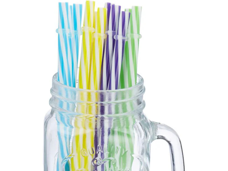 relaxdays Trinkglas Summer 500 ml, 12 Stück, Mehrfarbig