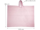 relaxdays Regenponcho 20 Stück, Rot
