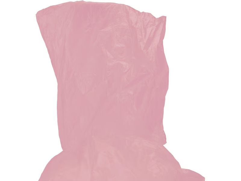 relaxdays Regenponcho 20 Stück, Rot