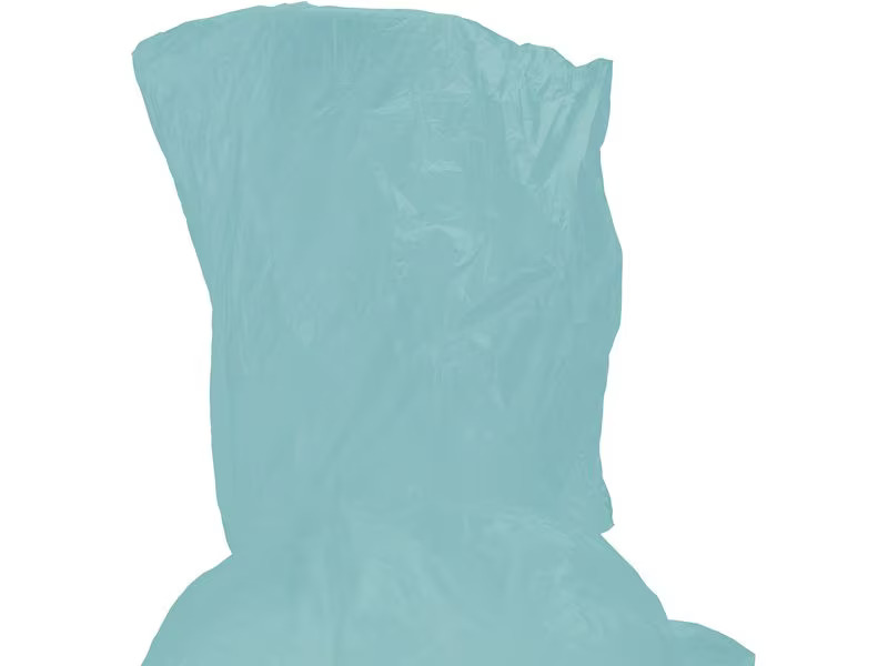 relaxdays Regenponcho 20 Stück, Grün