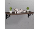 relaxdays Regalträger 6er Set 11 x 14 cm, Schwarz