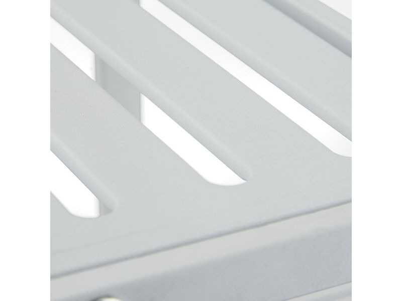 relaxdays Pflanzenständer mit Rollen 91.5 cm, Weiss